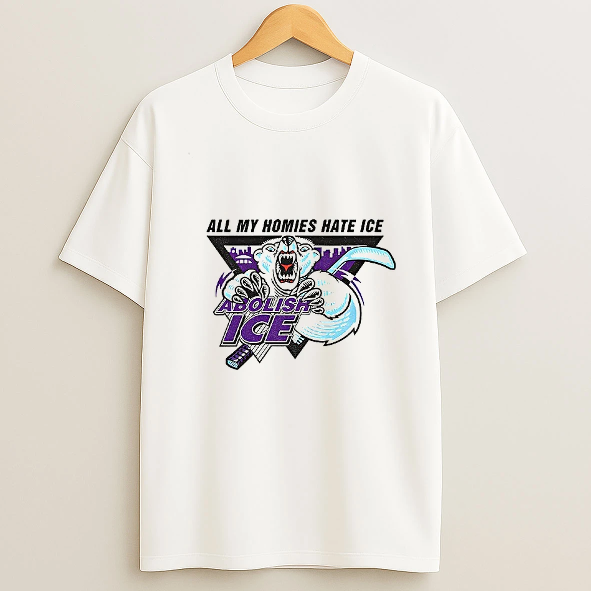 Abolish Ice All My Homies Hate Ice Indianapolis Ice Hockey Nhl Tshirt Hoodie