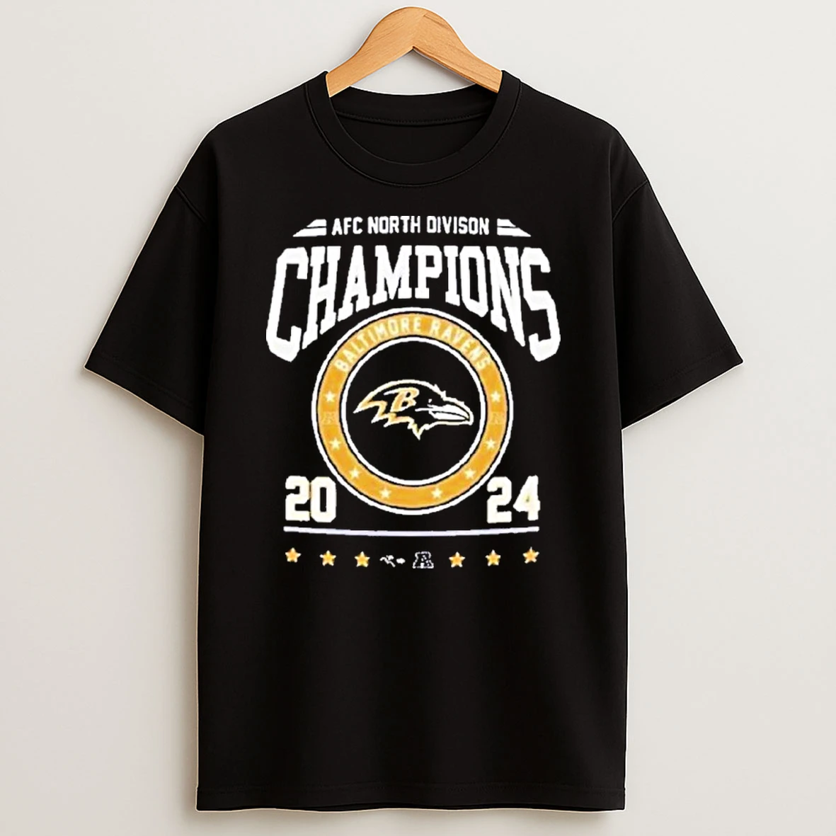 Afc North Division Champions 2024 Baltimore Ravens Tshirt Hoodie