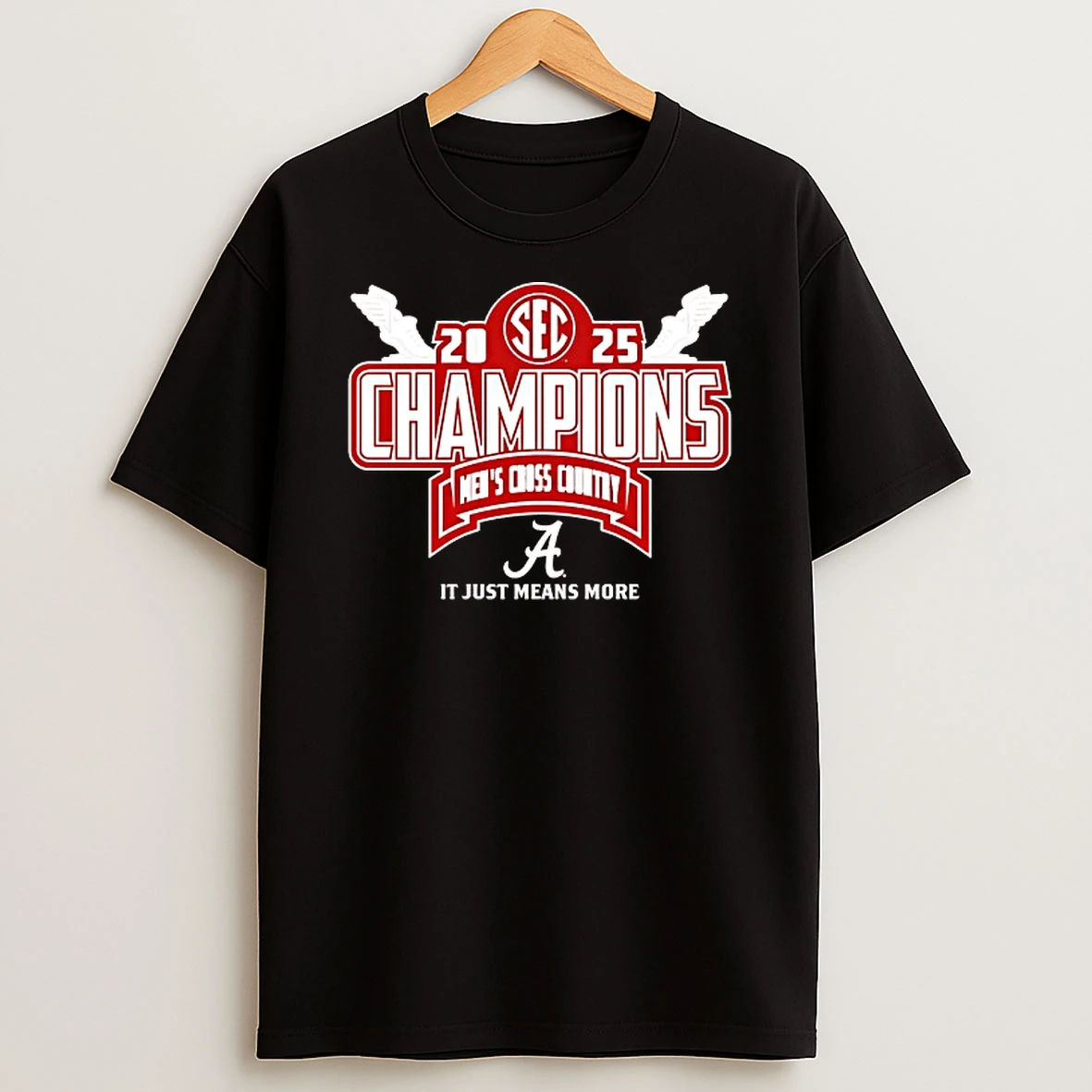 Alabama Crimson Tide 2025 Sec Mens Cross Country Conference Champions Tshirt Hoodie