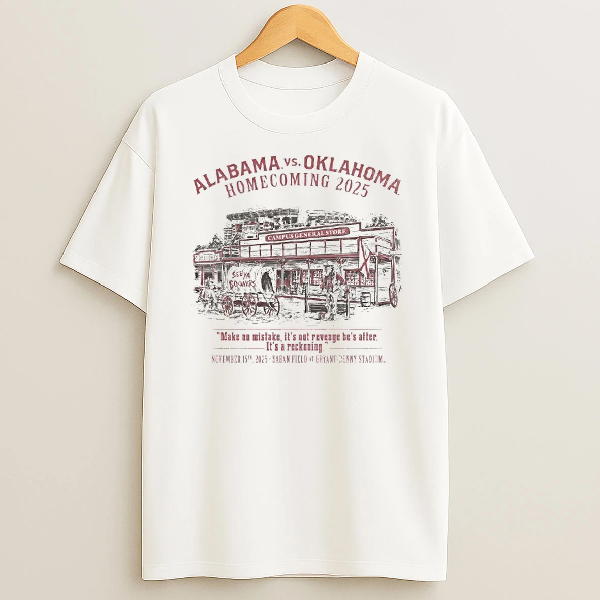 Alabama Vs Oklahoma 2025 Homecoming Gameday Tshirt Hoodie