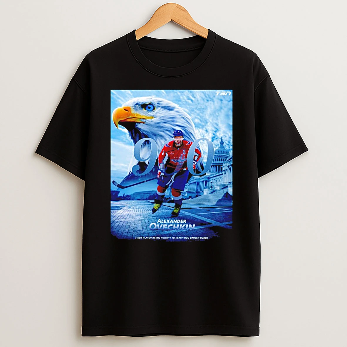 Alexander Ovechkin Washington Capitals 900 First Player In Nhl History To Reach 900 Career Goals Tshirt Hoodie