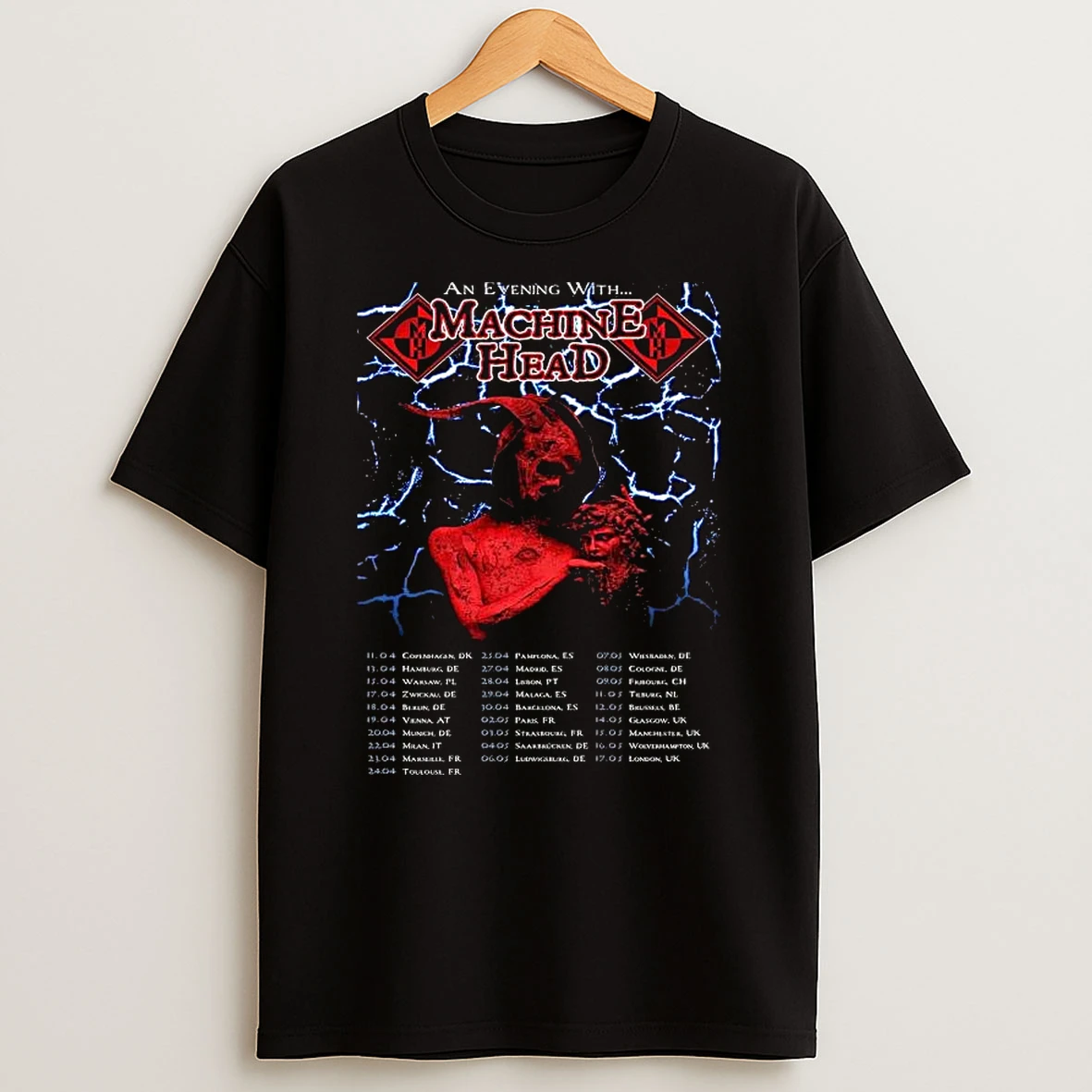 An Evening With Machine Head April And May Of 2026 Schedule Dates Tshirt Hoodie