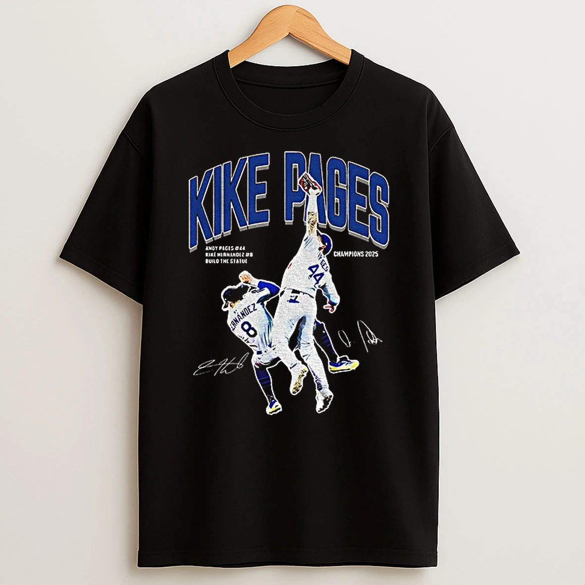 Andy Pages Catch Dodgers World Series Game 7 Saving The Catch Signature Tshirt Hoodie