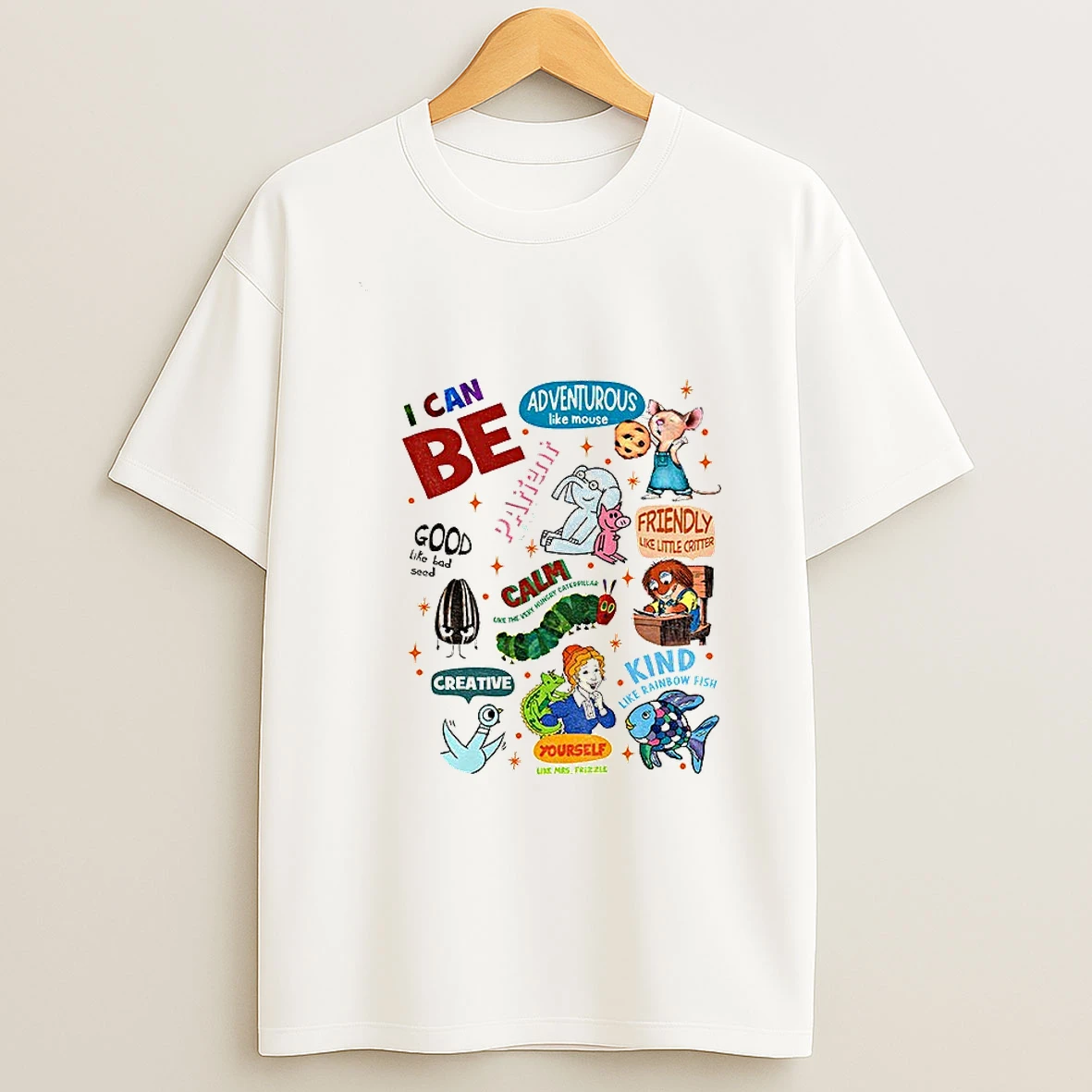 Animal Character I Can Be Adventurous Like Mouse Pafient Like Elephant And Piggie Good Like Bad Seed Tshirt Hoodie