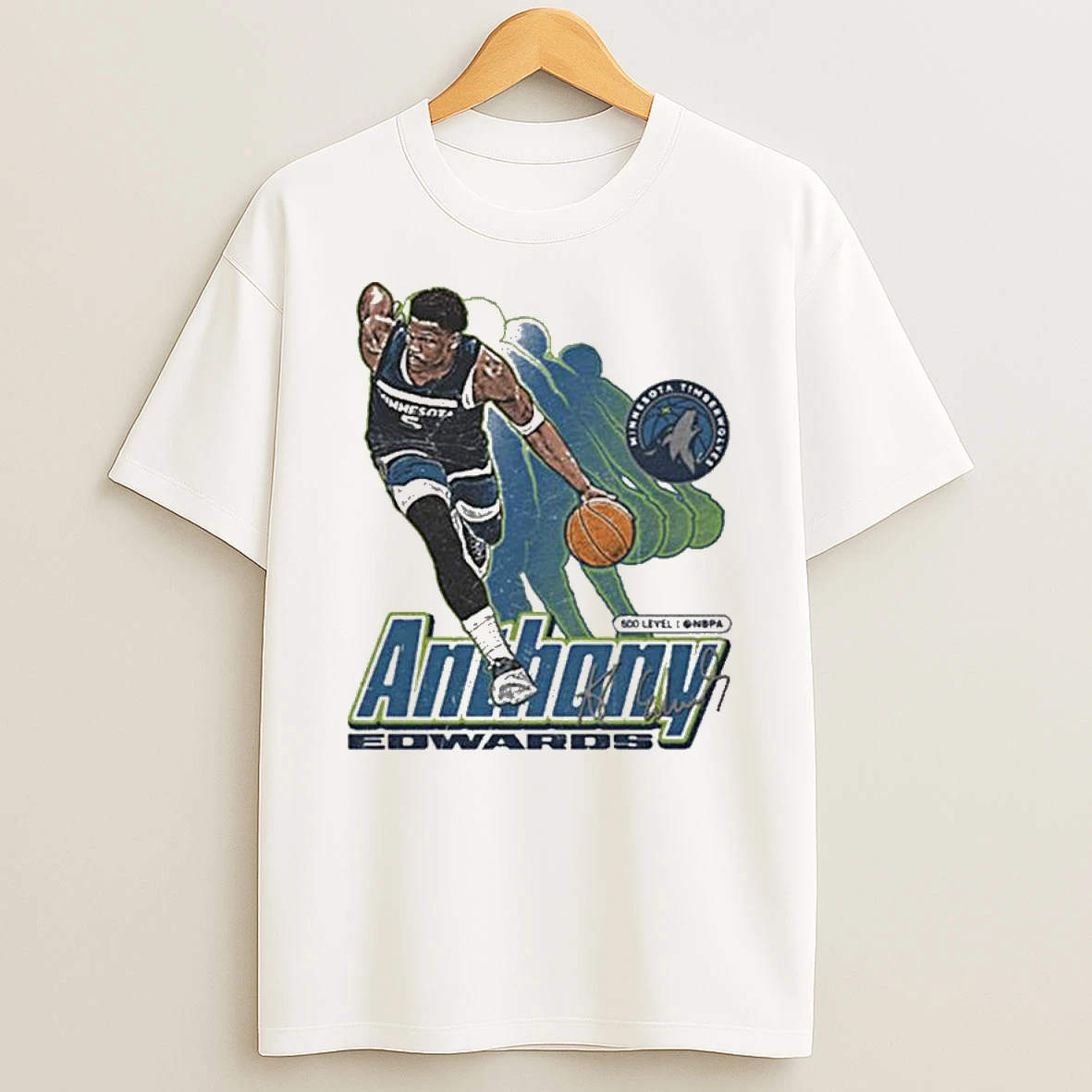 Anthony Edwards Minnesota Timberwolves Retro Tshirt Hoodie