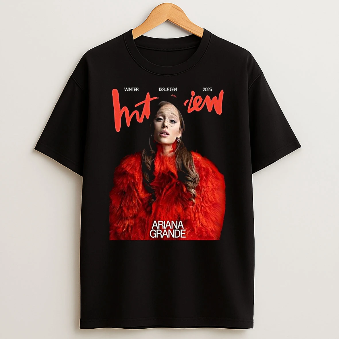 Ariana Grande Graces The Cover Of Interview Magazine Issue 564 Winter 2025 Tshirt Hoodie