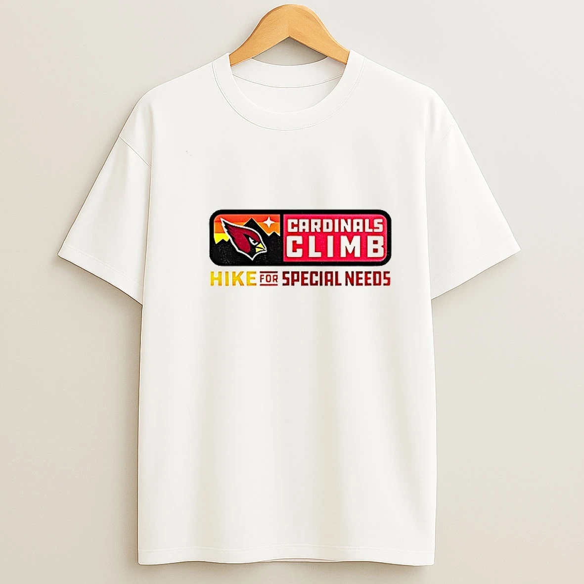 Arizona Cardinals Cardinals Climb Hike For Special Needs Logo Tshirt Hoodie