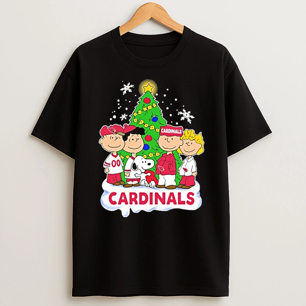 Arizona Cardinals X The Peanuts Christmas 2025 Tshirt Hoodie
