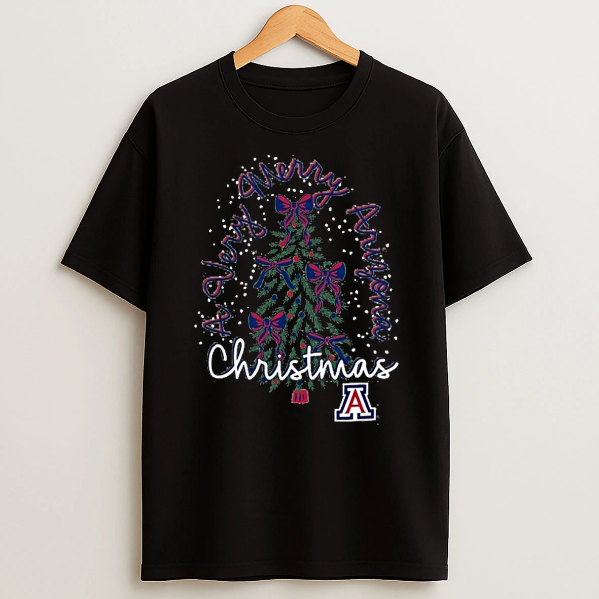 Arizona Wildcats Christmas Tree Holiday Tshirt Hoodie