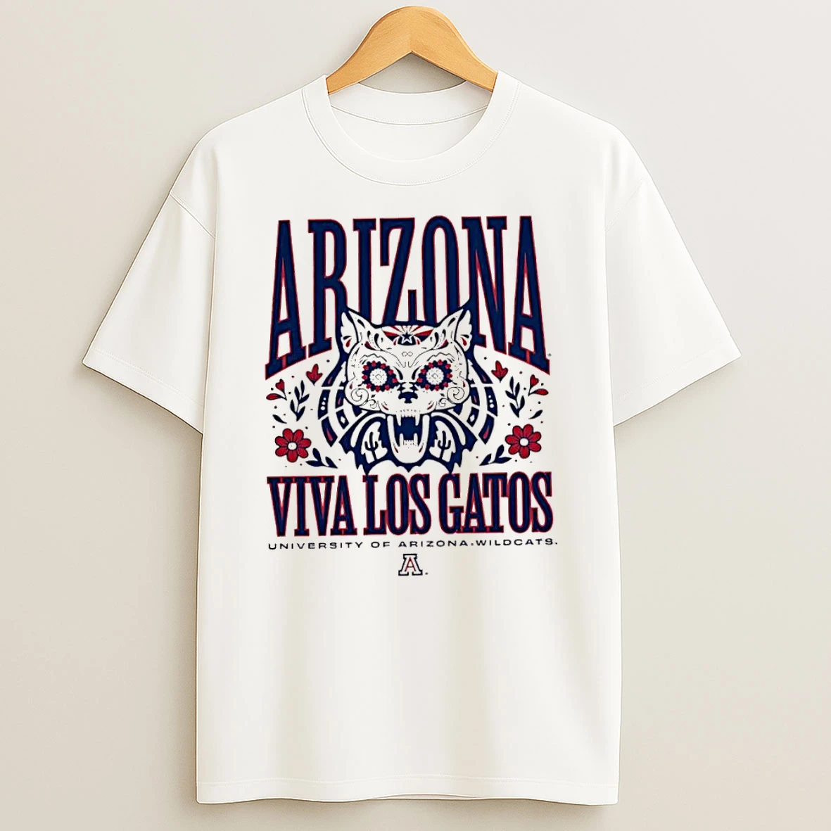 Arizona Wildcats Viva Los Gatos University Of Arizona Wildcats Logo Tshirt Hoodie