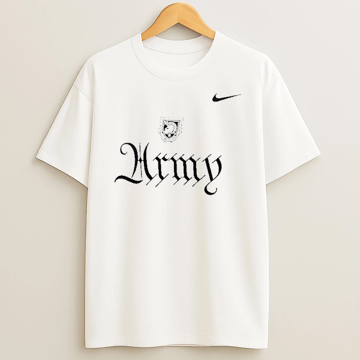 Army Black Knights Nike 250 Collection Script Army Tshirt Hoodie