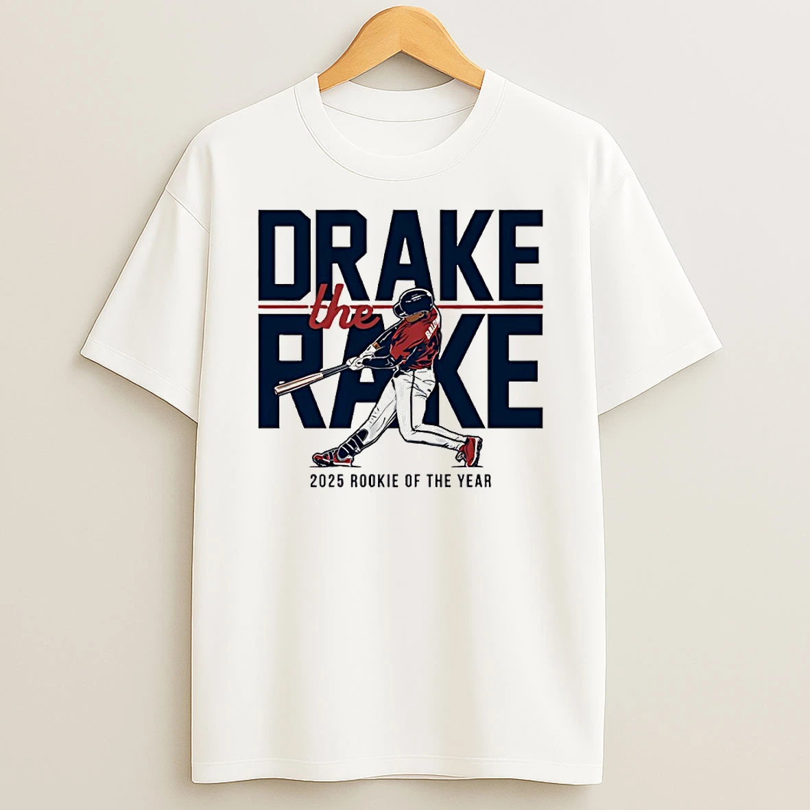 Atlanta Braves Drake Baldwin The Rake 2025 Rookie Of The Year Circle Tshirt Hoodie