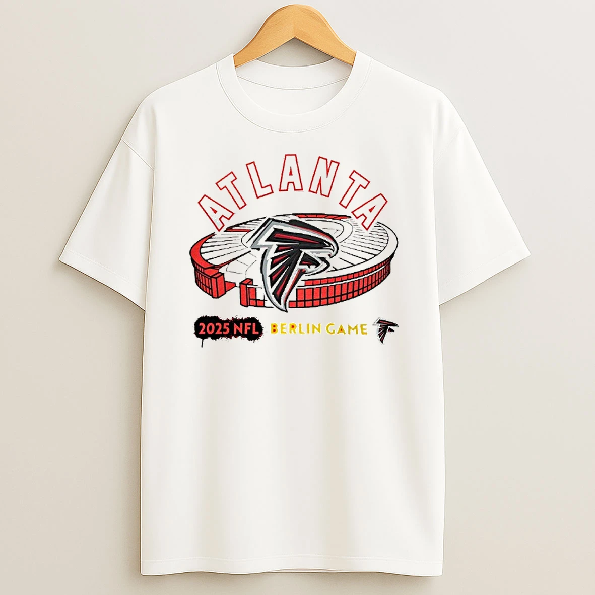 Atlanta Falcons Olympia Stadium 2025 Nfl Berlin Game Tshirt Hoodie
