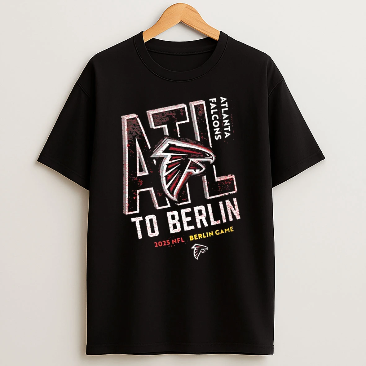 Atlanta Falcons To Berlin We Go 2025 Nfl Berlin Game Tshirt Hoodie