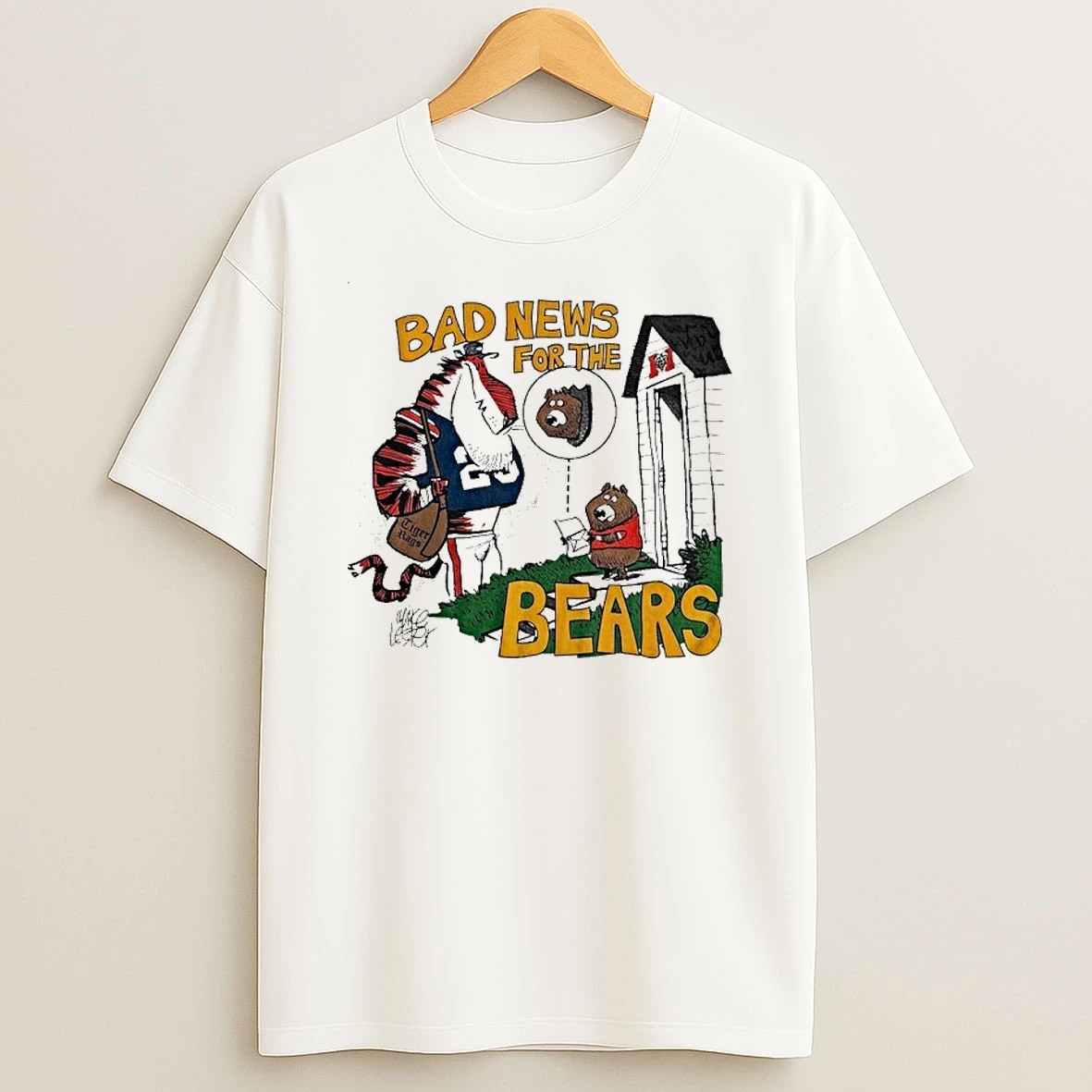 Auburn Tigers Vs Mercer Bears 2025 Gameday Bad News For The Bears Tshirt Hoodie