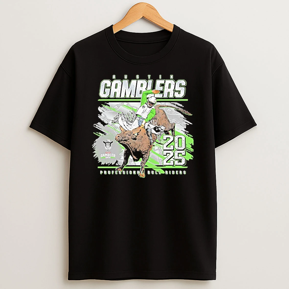 Austin Gamblers 2025 Pbr Event Tshirt Hoodie