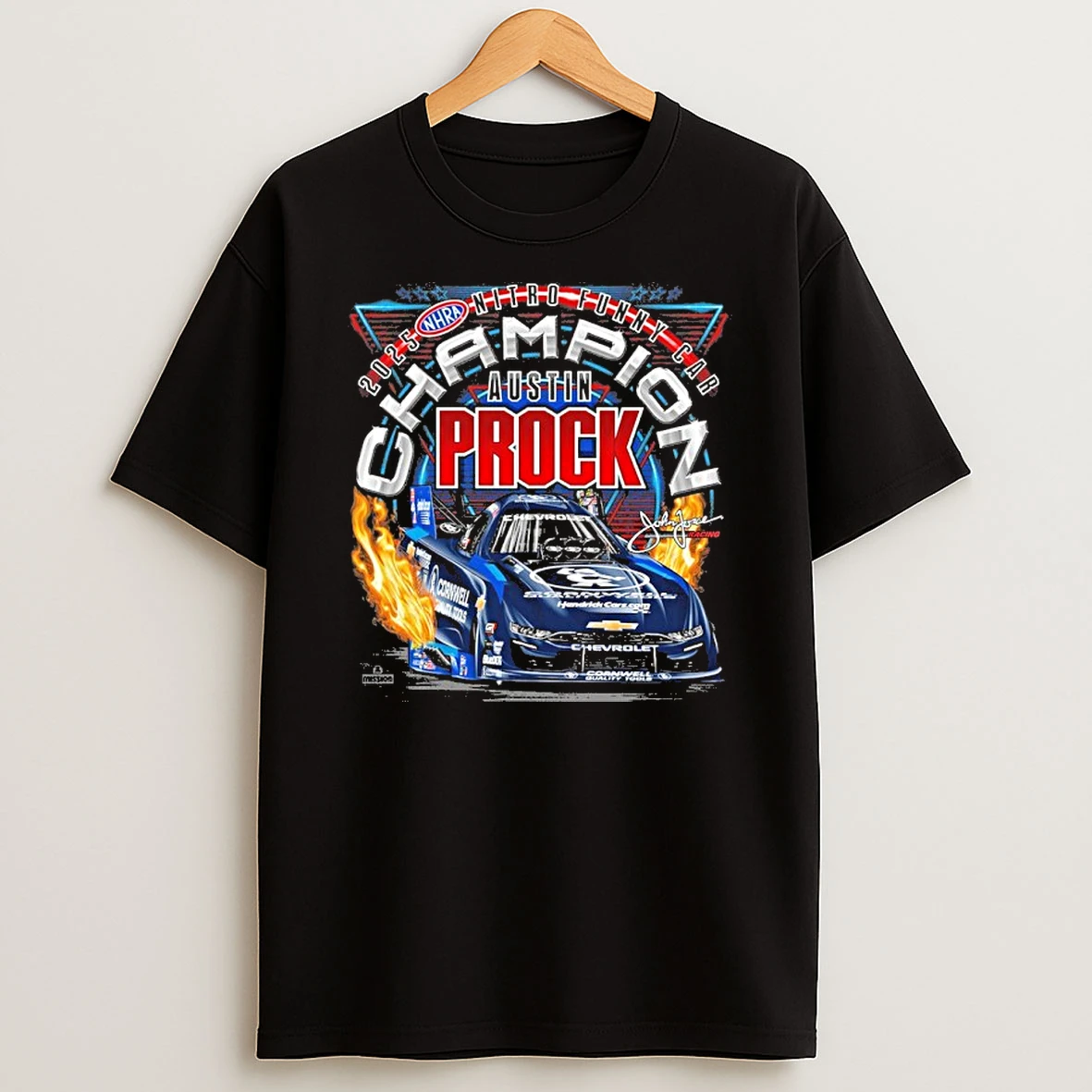 Austin Prock 2025 Nhra Nitro Funny Car Champion Tshirt Hoodie