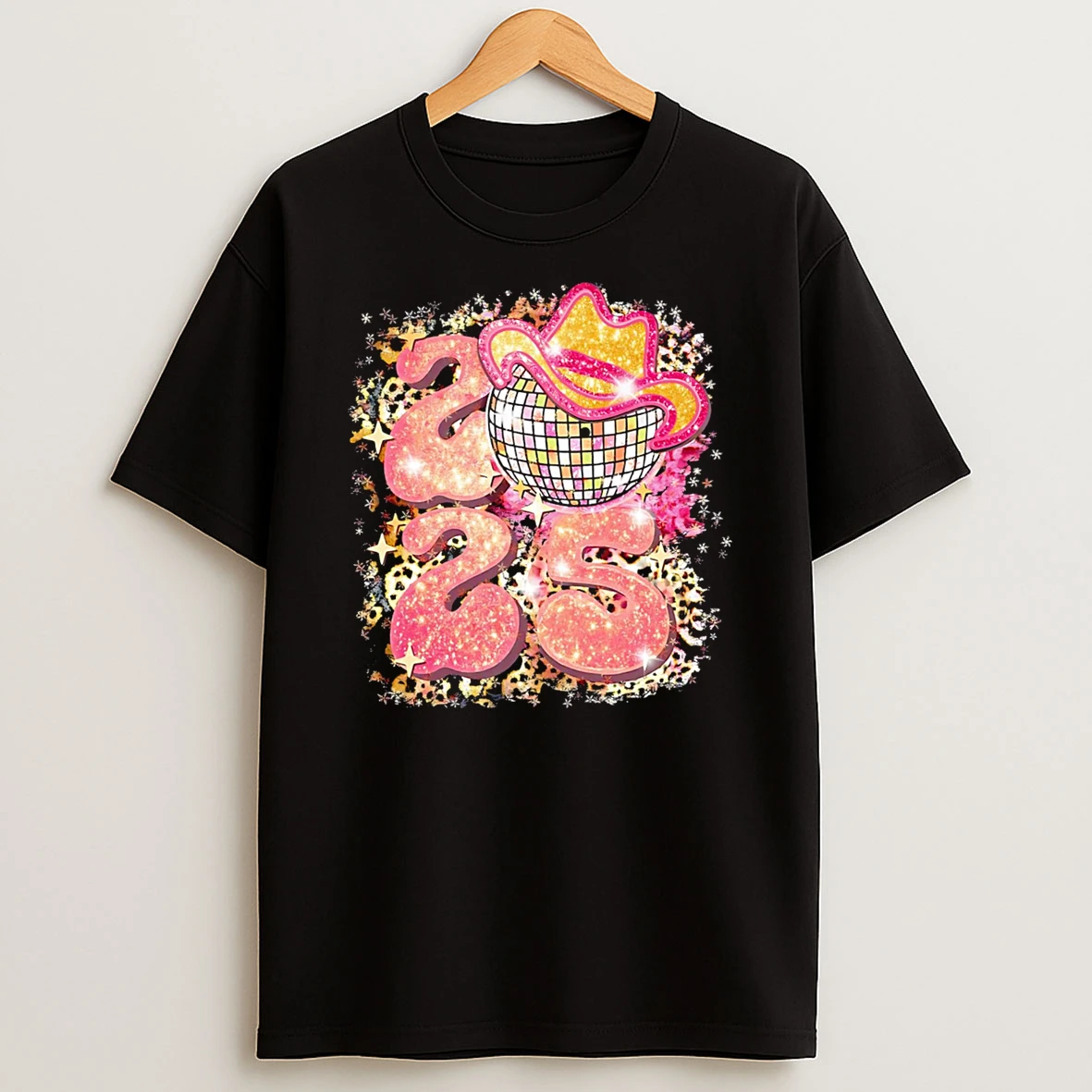 Awesome 2025 Disco Cowboy Hat Tshirt Hoodie