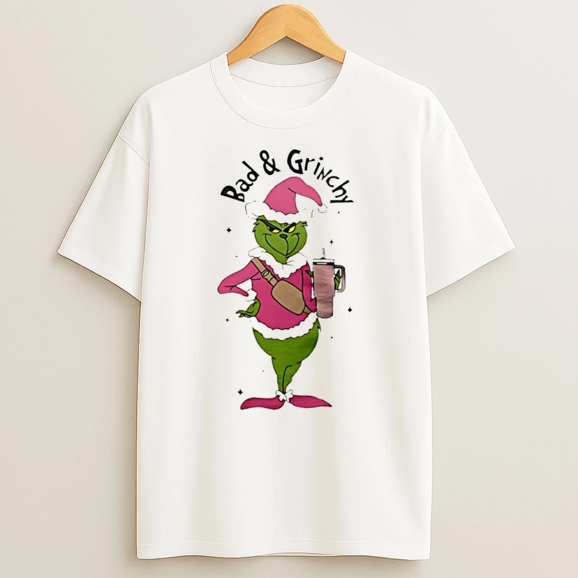 Awesome Bad And Grinchy Xmas Tshirt Hoodie