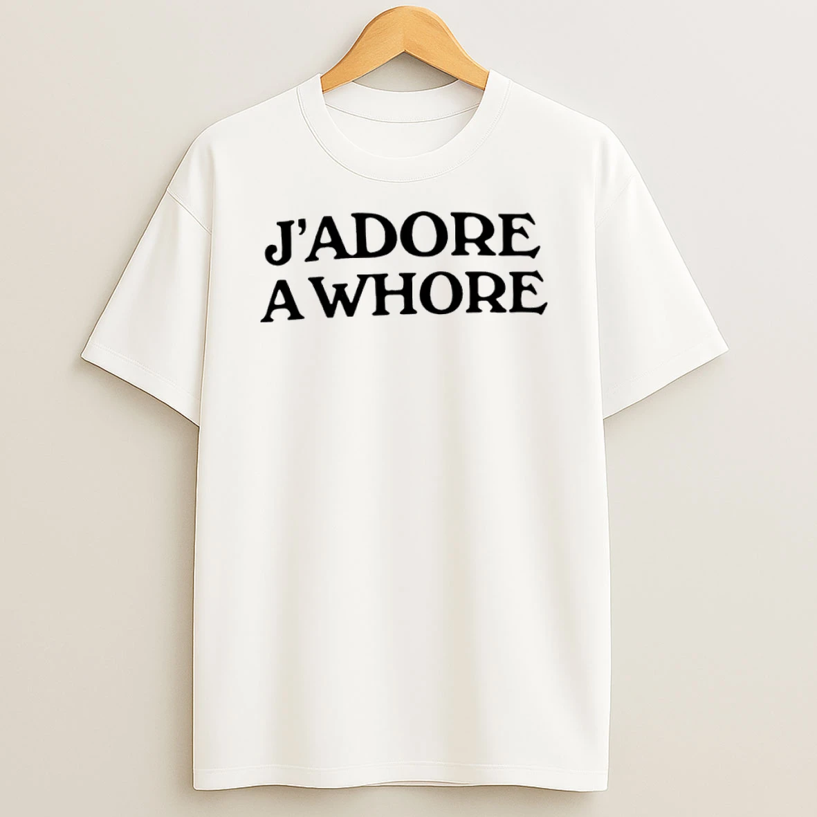 Awesome Russell Tovey Wearing Jadore A Whore Style Tshirt Hoodie