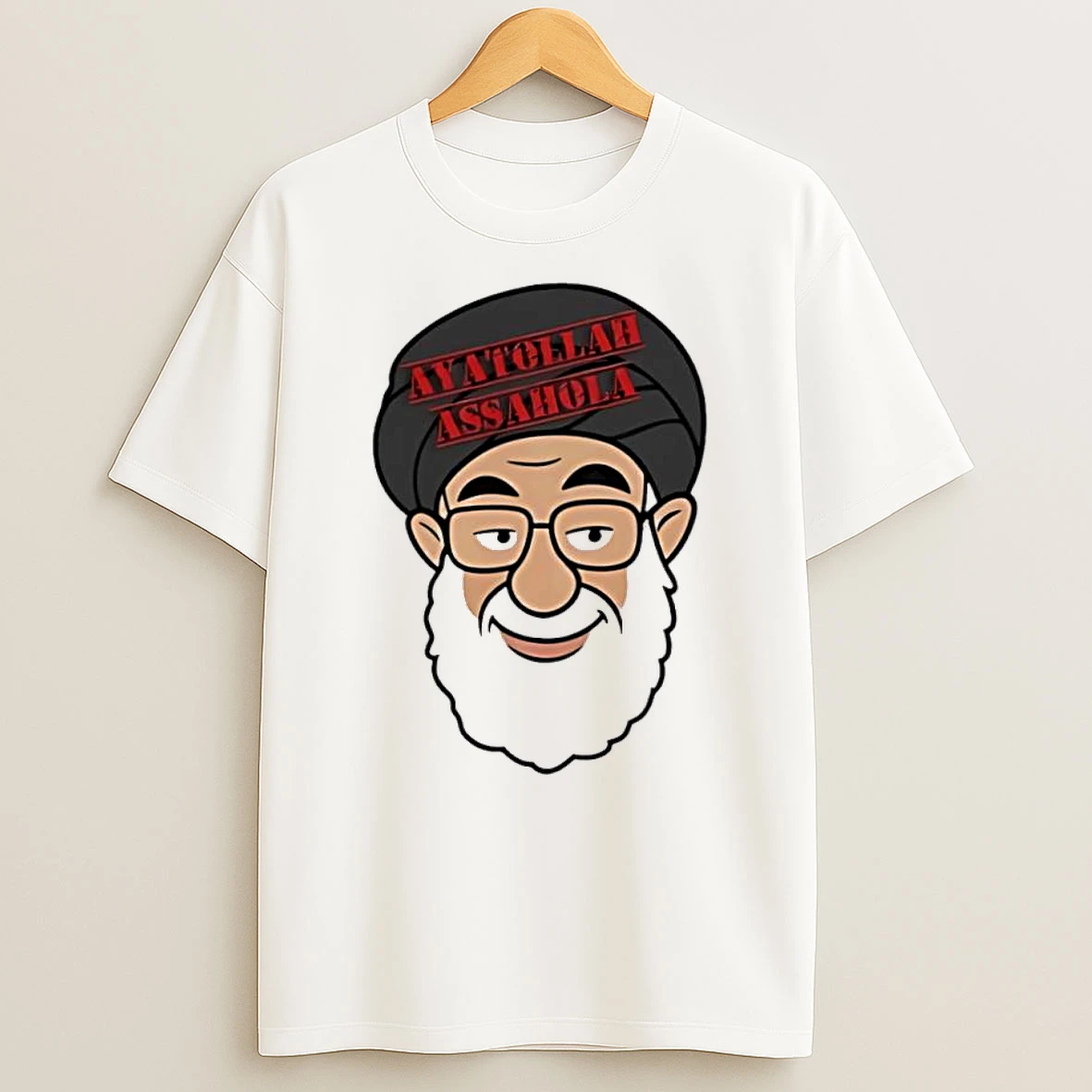 Ayatollah Assahola Big Face Tshirt Hoodie