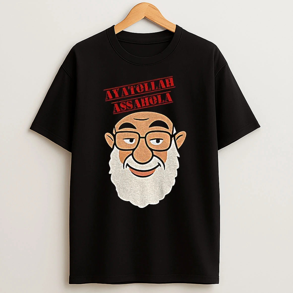 Ayatollah Assahola Big Face Cartoon Tshirt Hoodie