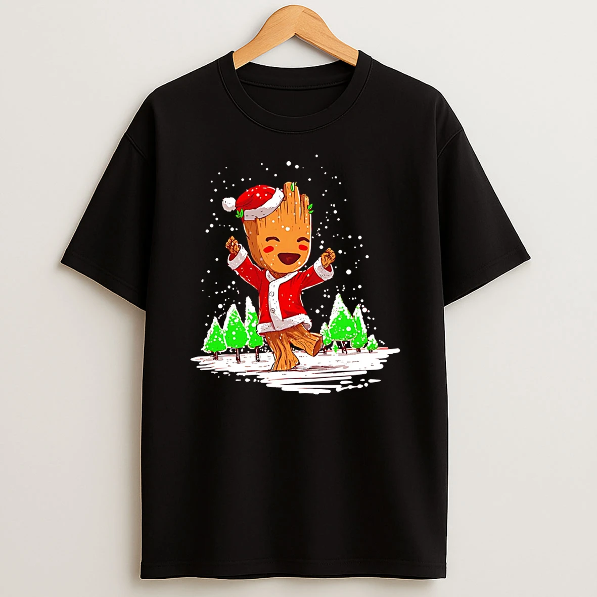 Baby Groot I Am Santa Merry Christmas Tshirt Hoodie