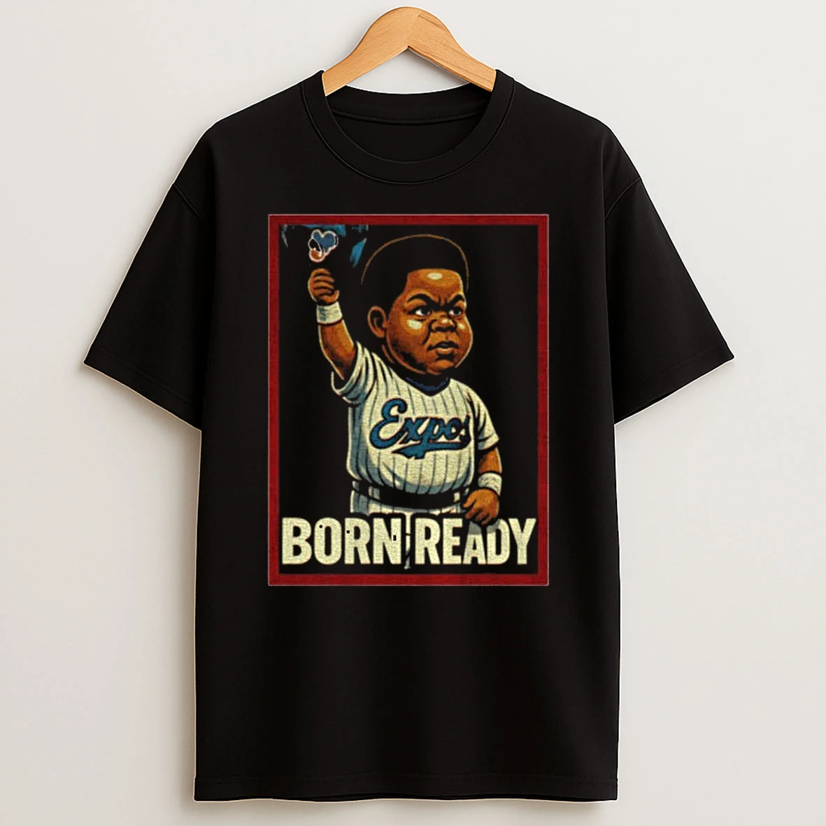 Baby Vladimir Guerrero Jr Born Ready Toronto Blue Jays Mlb Tshirt Hoodie