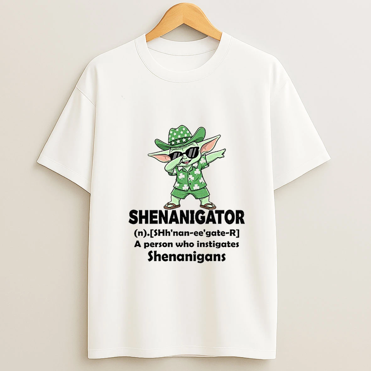 Baby Yoda Shenanigator Definition A Person Who Instigates Shenanigans Tshirt Hoodie