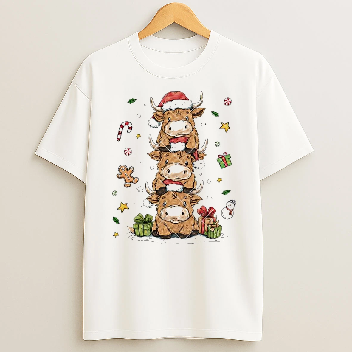 Baby Buffalo Christmas Merry Christmas Tshirt Hoodie