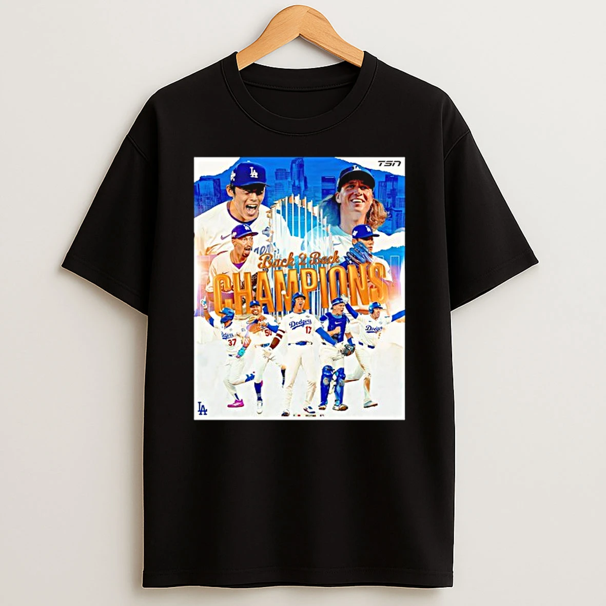 Back To Back Los Angeles Dodgers 2025 World Series Champions Graphic Tshirt Hoodie