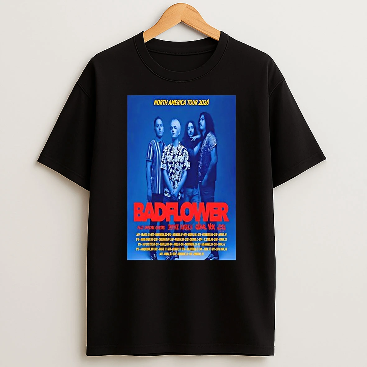Badflower North America Tour 2026 Tshirt Hoodie