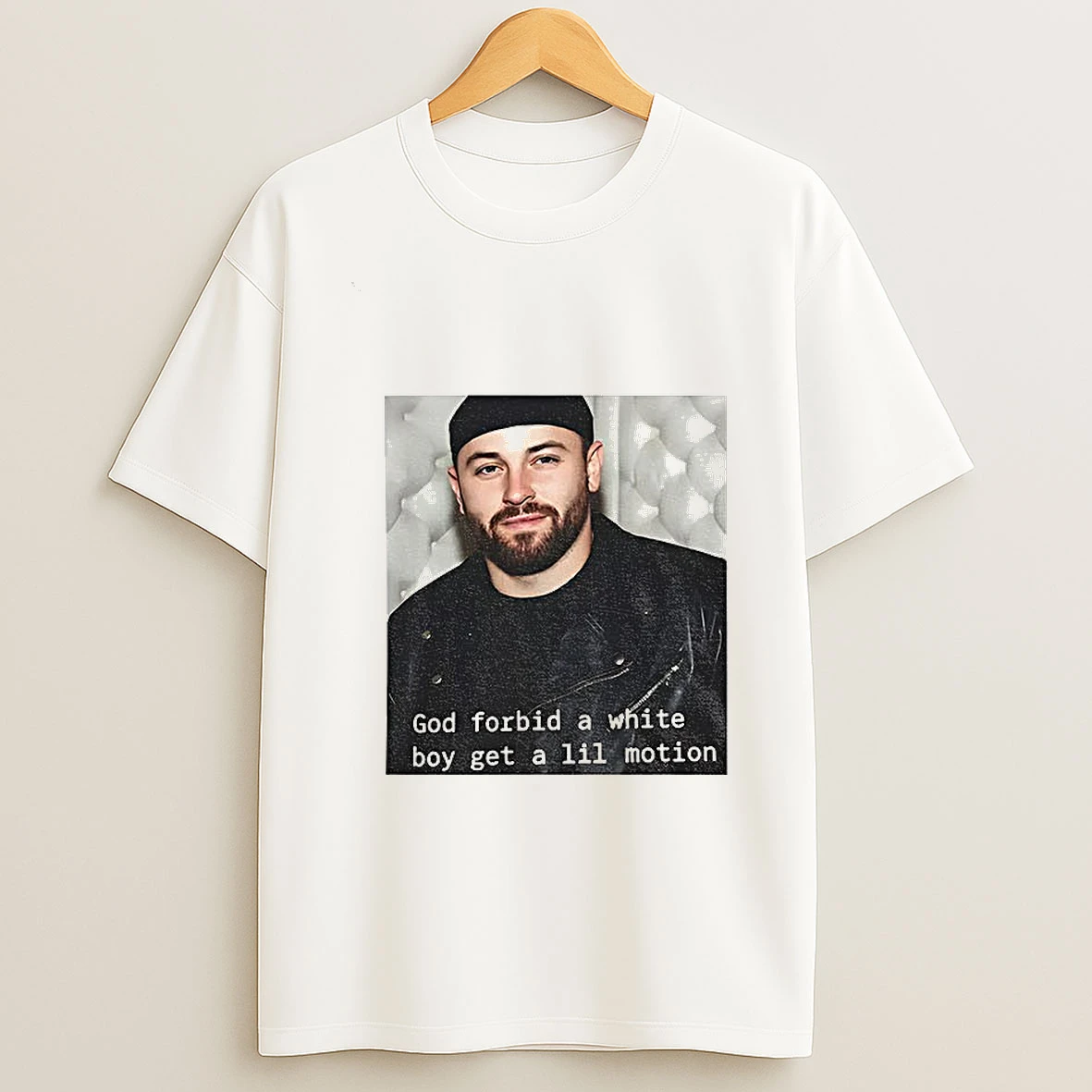 Baker Mayfield God Forbid A White Boy Get A Lil Motion Funny Football Tshirt Hoodie