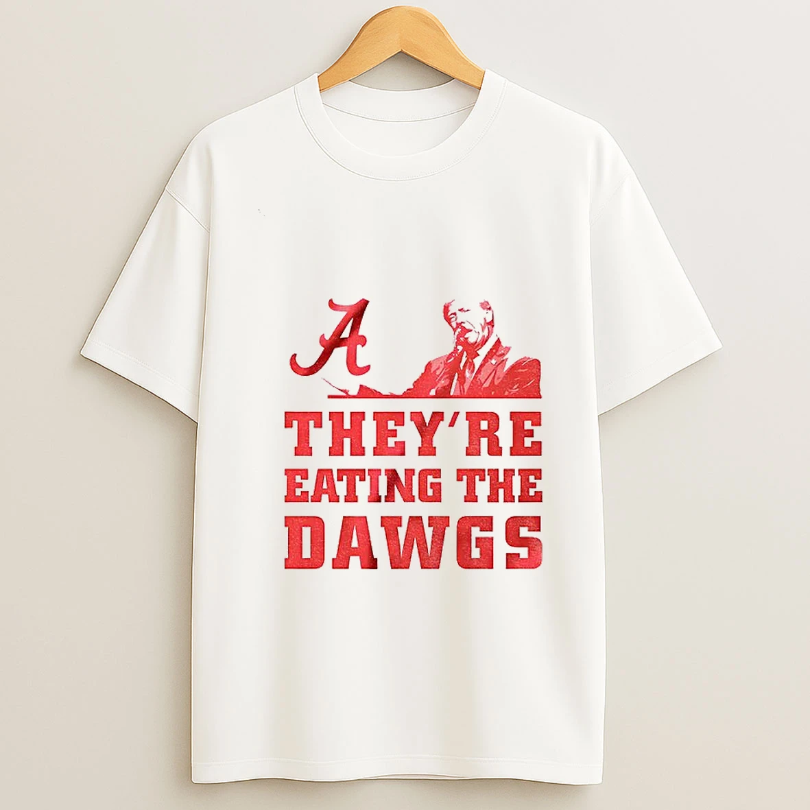 Bama Trump Theyre Eating The Dawgs Alabama Crimson Tide Football Tshirt Hoodie