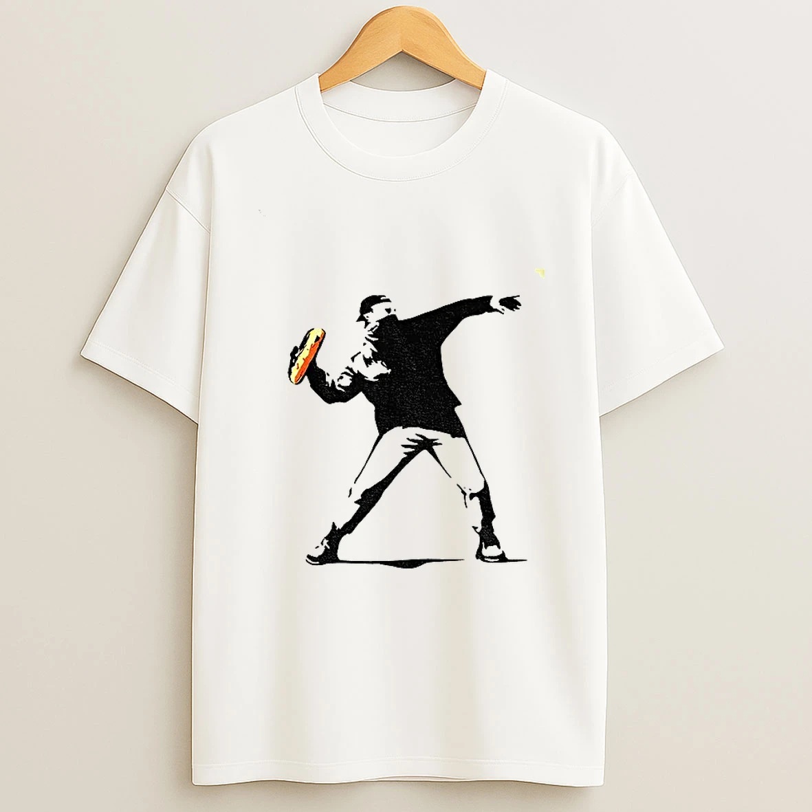 Banksy Inspired Sandwich Thrower Funny Tshirt Hoodie