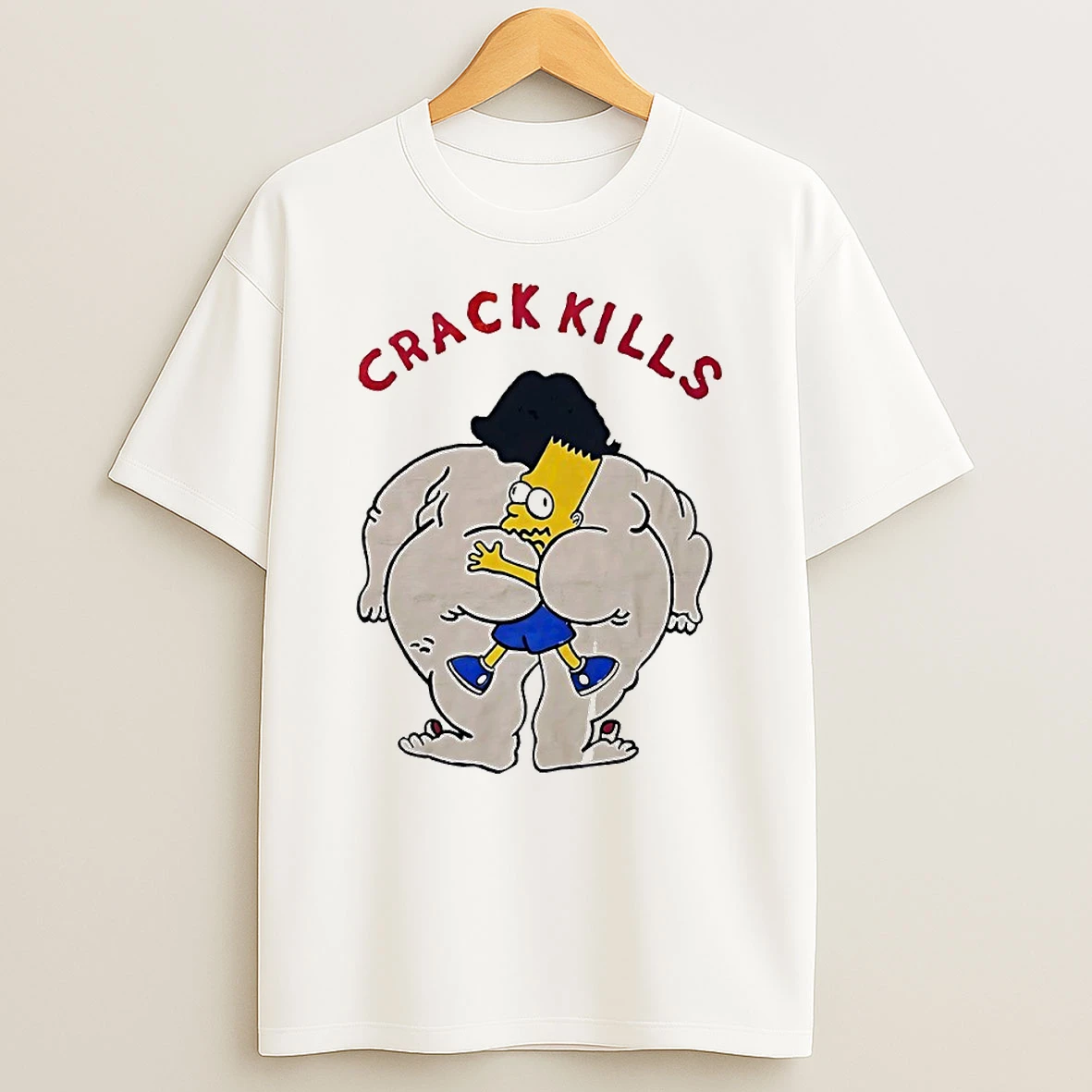 Bart Simpson Crack Kills Circle Tshirt Hoodie