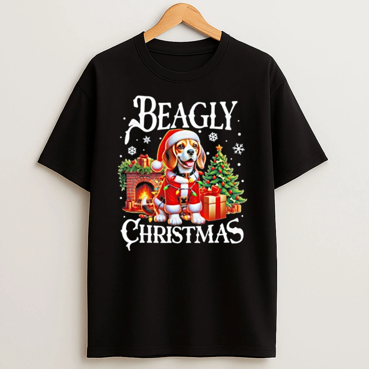 Beagle Dog Christmas Tshirt Hoodie