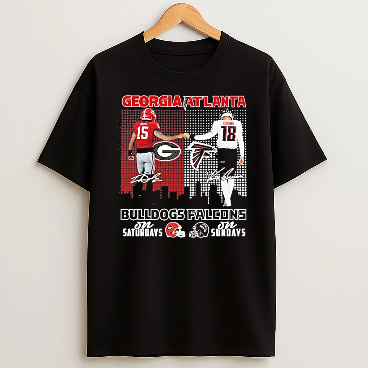 Beck Georgia On Saturdays And Cousins Falcons On Sundays Tshirt Hoodie