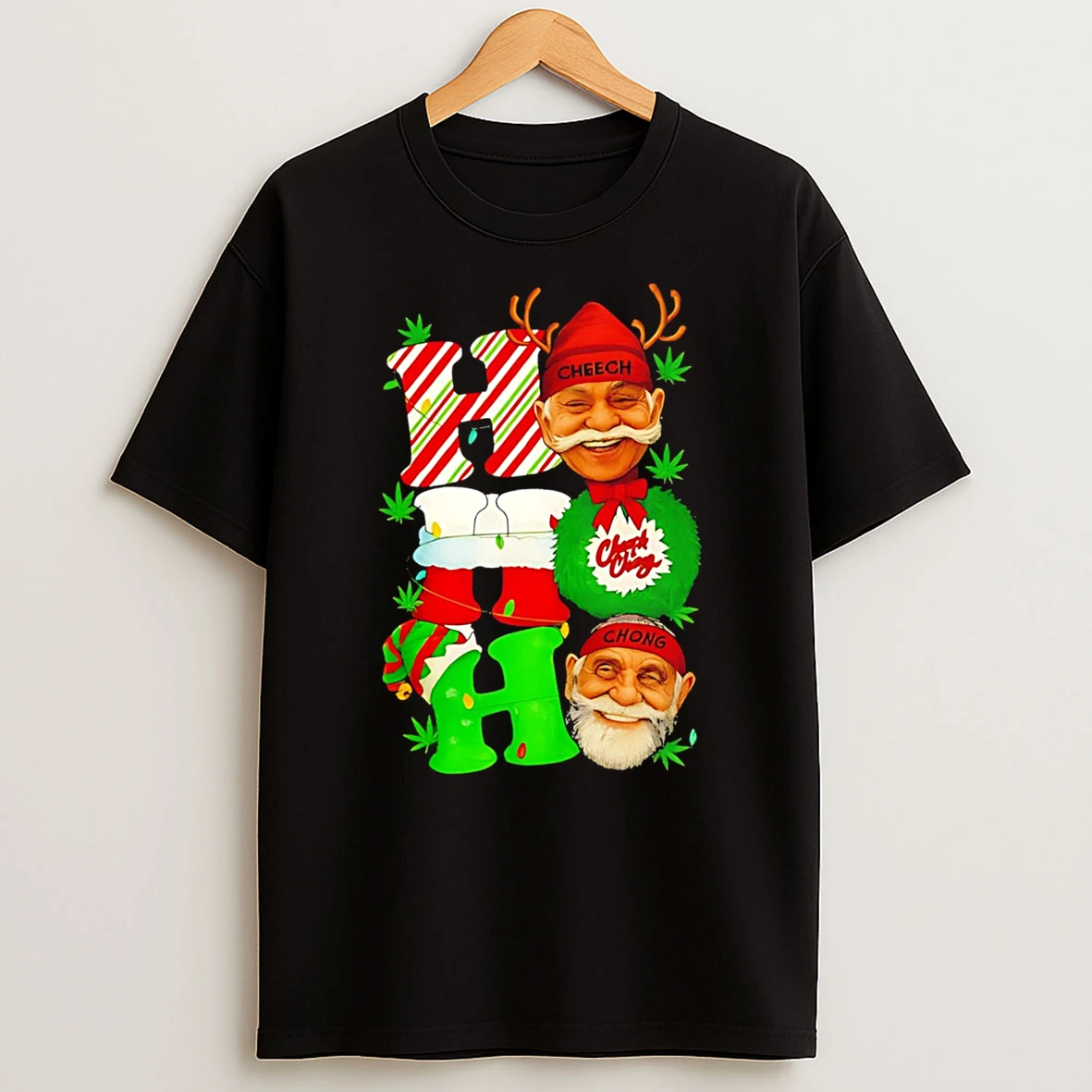 Best Cheech And Chong Ho Ho Ho Christmas Tshirt Hoodie