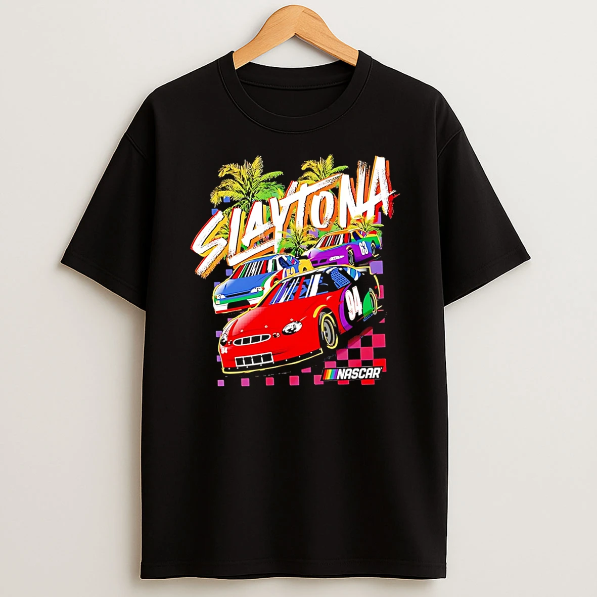 Best Slaytona Nascar Black Graphic Tshirt Hoodie