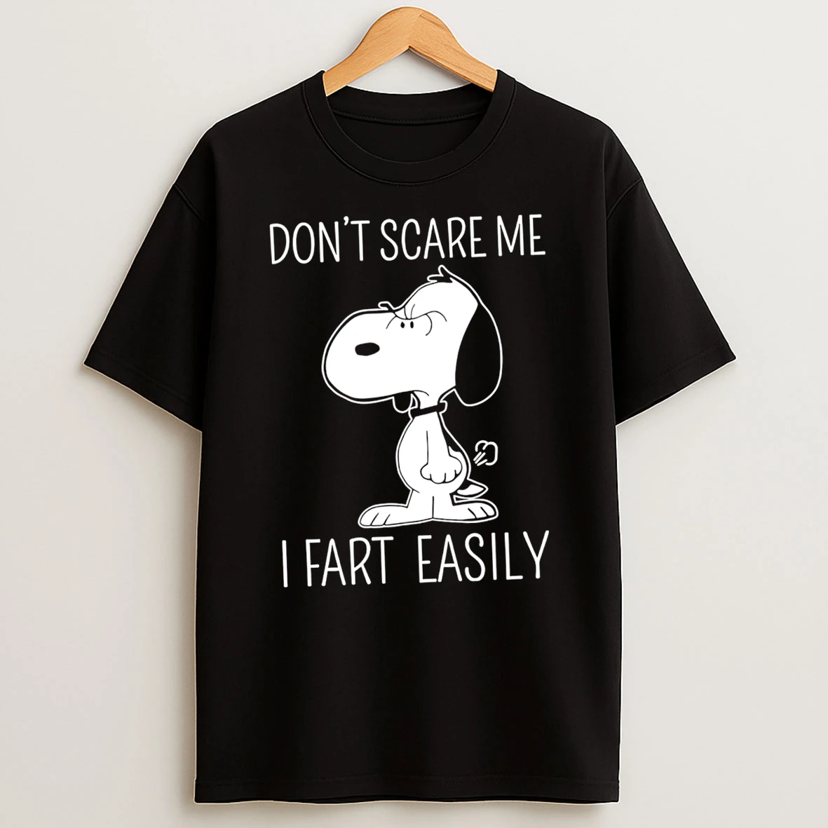 Best Snoopy Dont Scare Me I Fart Easily Tshirt Hoodie
