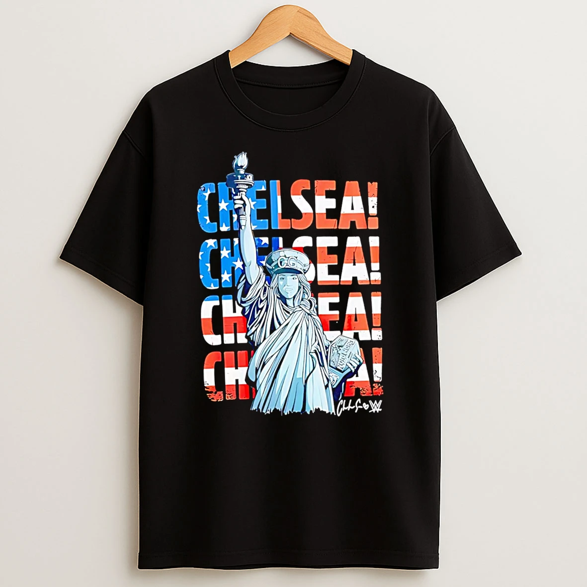 Best Wwe Smackdown Chelsea Green Autographed Statue Tshirt Hoodie