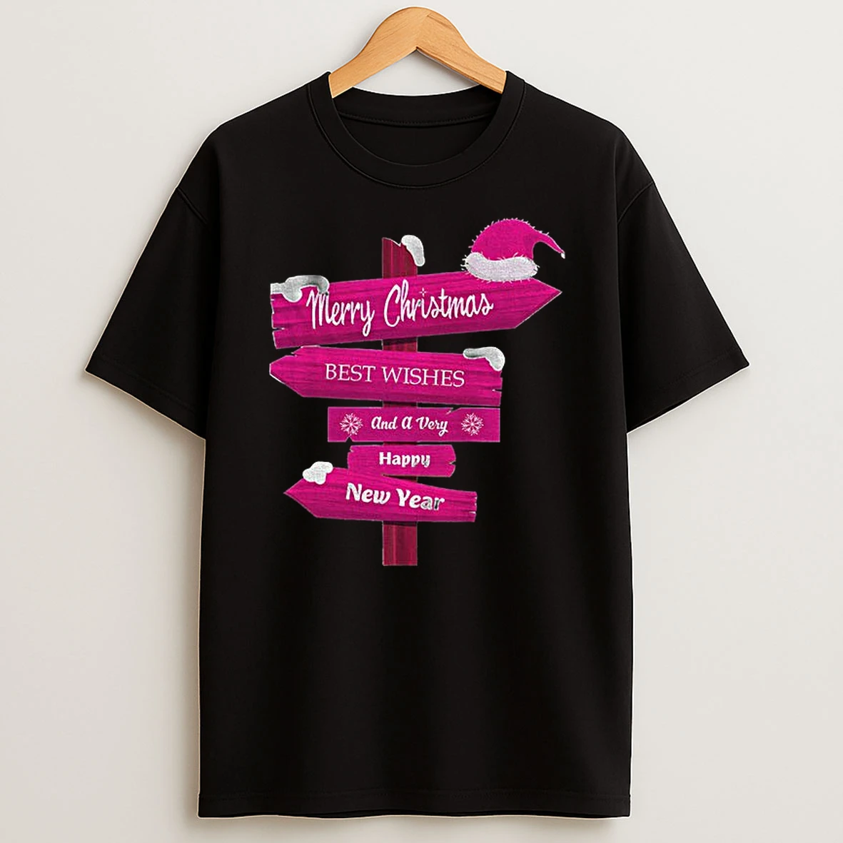 Best Wishes And A Very Happy New Year Merry Christmas Tshirt Hoodie