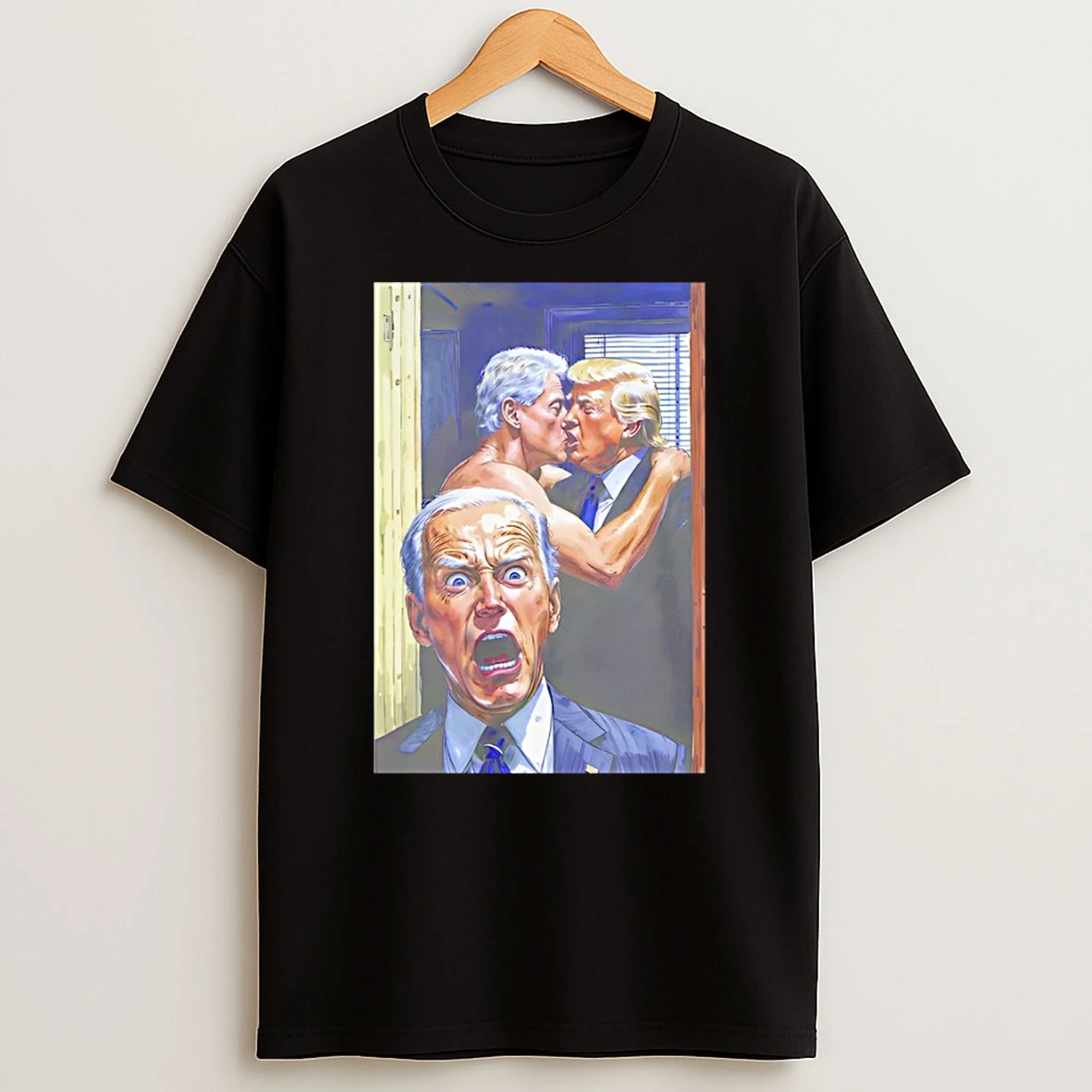 Biden Shocked Awkward Drama Bubba Trump Bill Clinton Vs Donald Trump Tshirt Hoodie