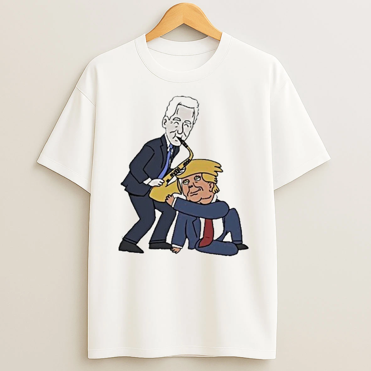 Bill Clinton Blow Trumpet Trump Bubba Meme Tshirt Hoodie