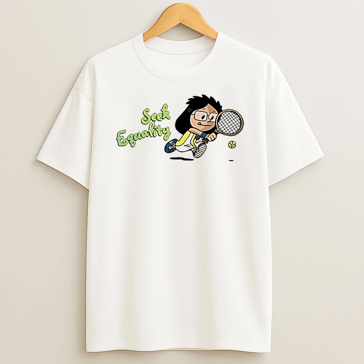 Billie Jean King Seek Equality Circle Tshirt Hoodie