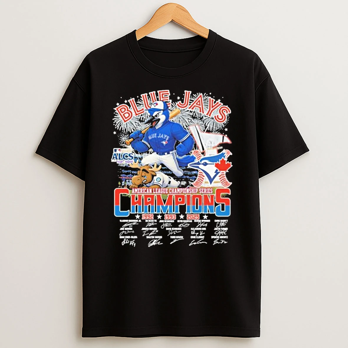 Blue Jays American League Championship Series Champions Signature Tshirt Hoodie