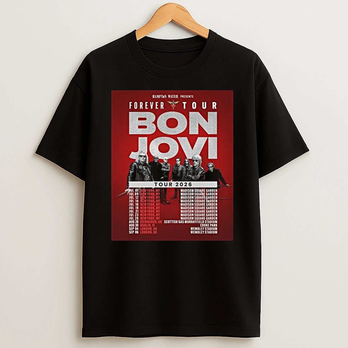 Bon Jovi Forever Tour 2026 Tshirt Hoodie
