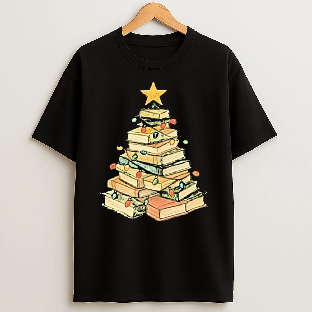 Book Tree Christmas Tshirt Hoodie