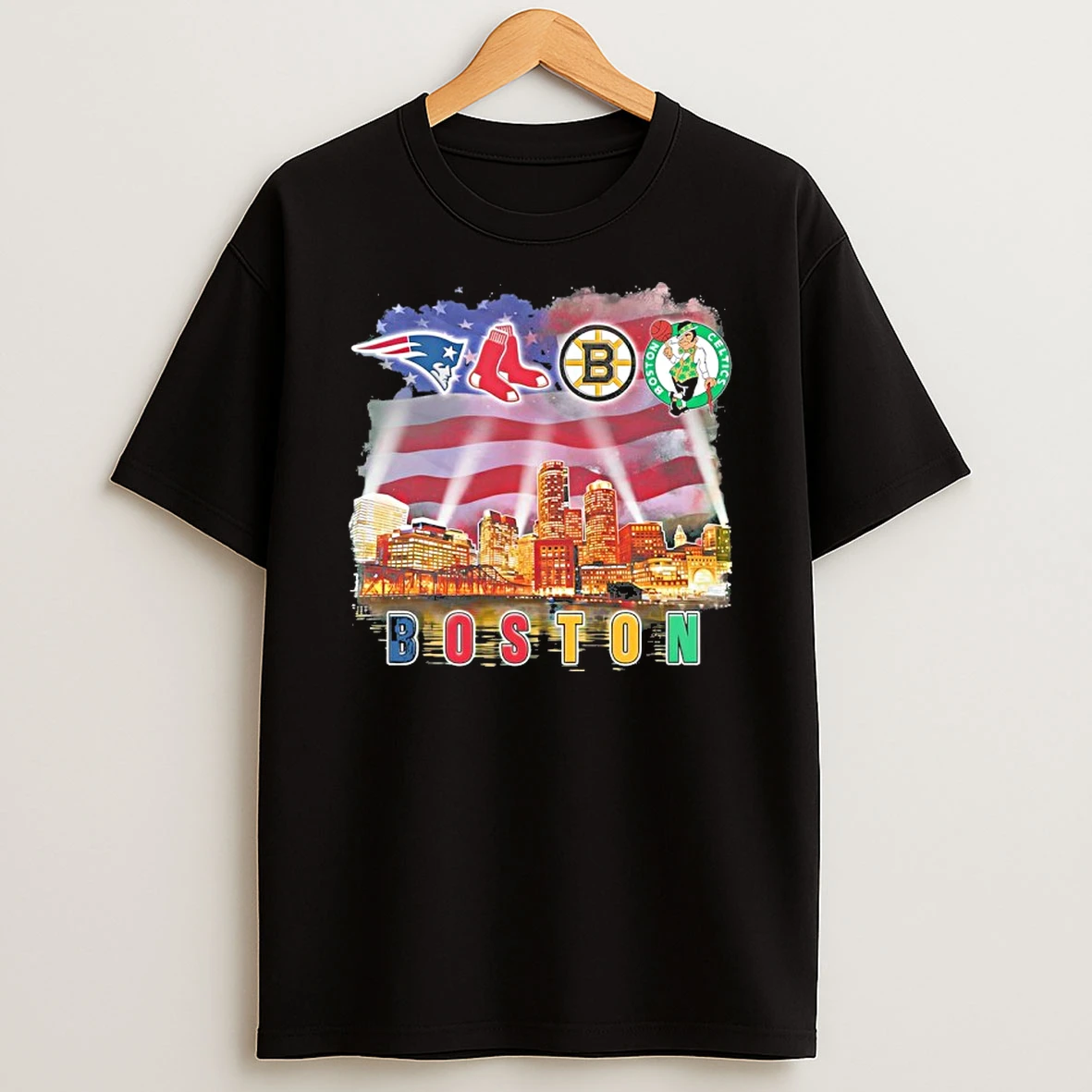 Boston Team Spot City Tshirt Hoodie